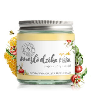 masło shea nierafinowane dzika róża i miód
