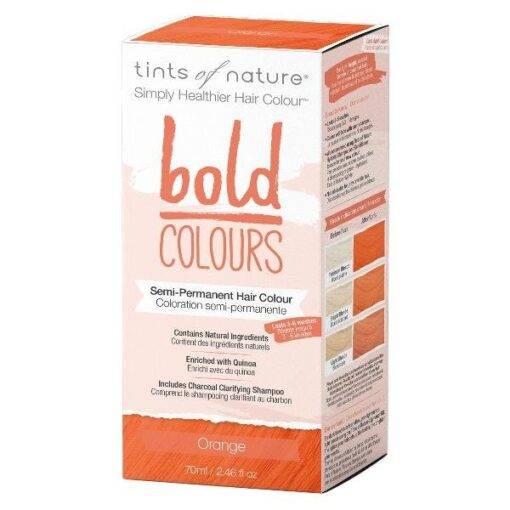 Półtrwała farba do włosów Tints of Nature BOLD Colours – Pomarańczowa
