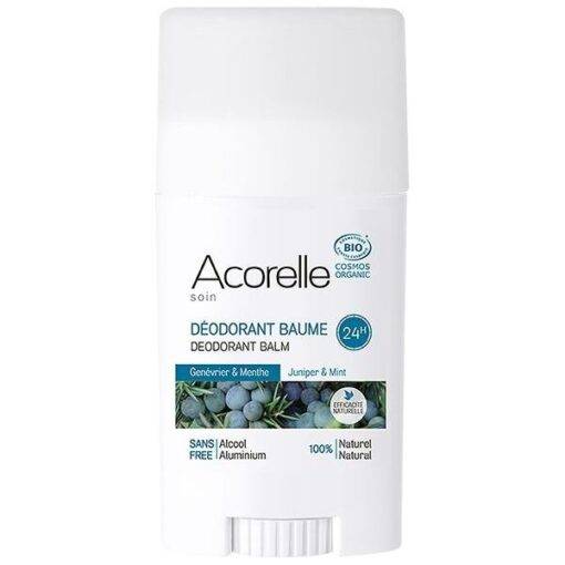 Organiczny dezodorant w sztyfcie Acorelle – jałowiec i mięta