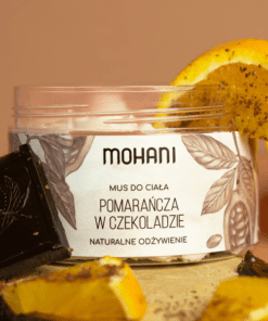 Odżywczy mus pomarańcza w czekoladzie Mohani do ciała 200 ml