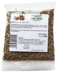 Owoc anyżu (Anisi fructus) - 100%