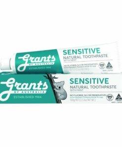 Kojąca, naturalna pasta do zębów wrażliwych Grants of Australia - bez fluoru